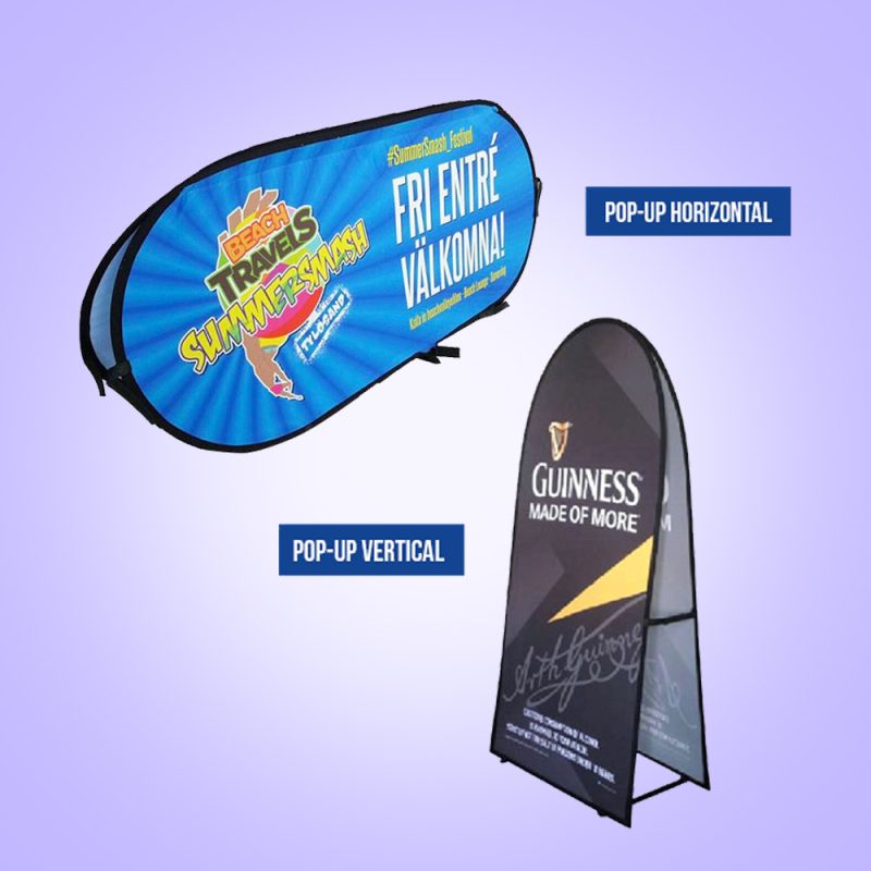 POP-UP Outdoor 'A' Frame Banners