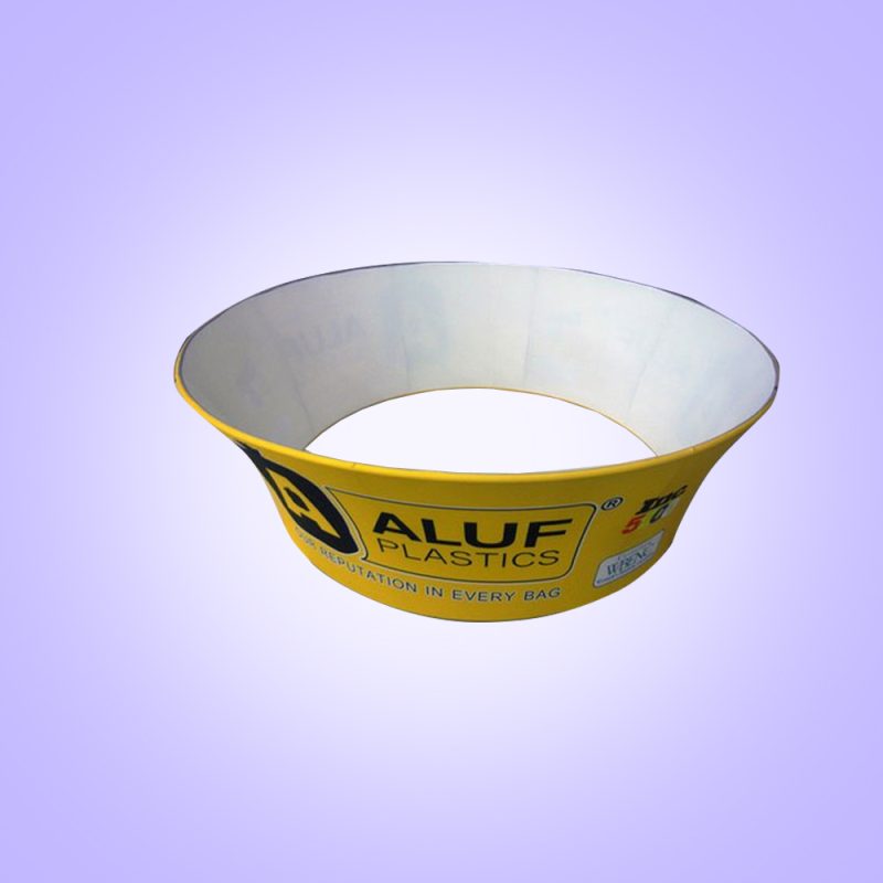 Tapered Circle Overhead Hanging Banner