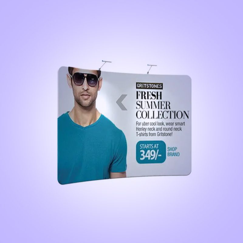 C-Shaped Tension Fabric